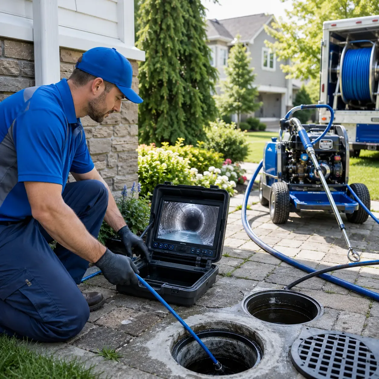 Outdoor drain cleaning professionals serving Indianola, IL